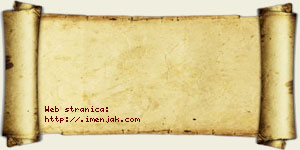 Tina Prokopović vizit kartica